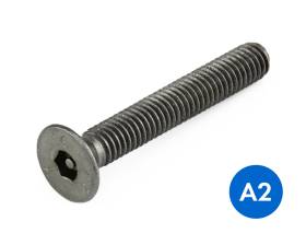 METRIC COUNTERSUNK PIN HEX SECURITY MACHINE SCREWS STAINLESS GRADE A2/304 DIN 7991