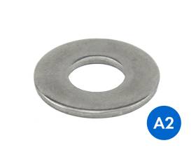 METRIC FORM C FLAT WASHERS STAINLESS GRADE A2/304 BS4320B