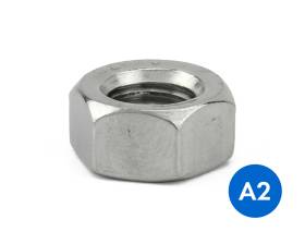 METRIC HEXAGON FULL NUTS STAINLESS GRADE A2/304 DIN 934