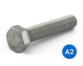 METRIC STAINLESS STEEL GRADE A2/304 HEXAGON SETSCREWS (FULLY THREADED) DIN 933
