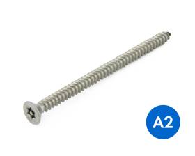 COUNTERSUNK PIN TORX® (RESISTORX®) SECURITY SELF TAPPING SCREWS STAINLESS GRADE A2/304 DIN 7982-Torx®
