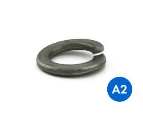 METRIC SINGLE COIL RECTANGULAR SECTION SPRING WASHERS STAINLESS GRADE A2/304 DIN 127B