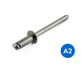 STAINLESS GRADE A2/304 DOME HEAD RIVETS ISO 15983