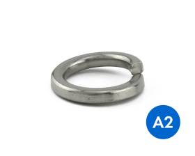 METRIC SINGLE COIL SQUARE SECTION SPRING WASHERS STAINLESS GRADE A2/304 DIN 7980