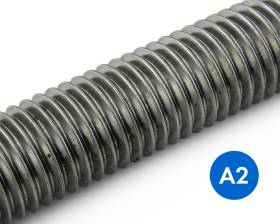 METRIC STAINLESS GRADE A2/304 STUDDING (THREADED BAR) 1 METER LENGTHS DIN 976