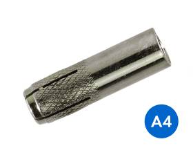 CE APPROVED DROP-IN (HAMMER IN) ANCHORS STAINLESS GRADE A4/316