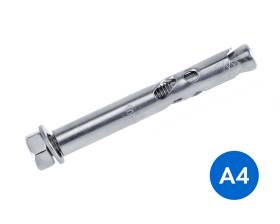 SLEEVE ANCHOR HEXAGON NUT STAINLESS GRADE A4/316