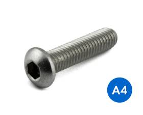 METRIC SOCKET BUTTON SCREWS STAINLESS GRADE A4/316 ISO 7380