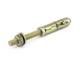 SHIELD ANCHORS PROJECTING STUD ZINC & YELLOW PLATED
