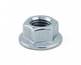 METRIC FLANGE NUTS SERRATED & PLAIN ZINC PLATED DIN 6923