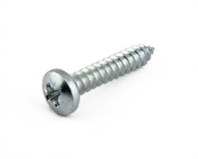 PAN CRS (POZI) SELF TAPPING SCREWS AB POINTED ZINC PLATED DIN 7981C