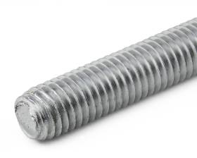 METRIC MILD STEEL STUDDING (THREADED BAR) 1 METER LENGTHS ZINC PLATED DIN 976