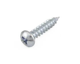 ROUND HEAD CRS (POZI) TWIN-THREAD WOODSCREWS ZINC PLATE BS1210