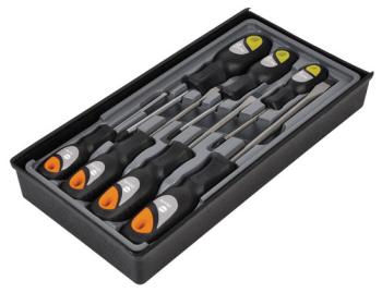 AVIT SOFT GRIP SCREWDRIVER SETÃÂÃÂ¶4 SLOTTED & 3 PZD SET OF 7ÃÂÃÂ¶AV05012
