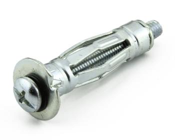 HOLLOW WALL ANCHOR M4X50?Â??WALL THICKNESS 16-20MM?Â??MAX FIXING THICKNESS 15MM?Â??HOLE DIAMETER 7MM