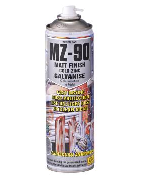 MZ-90 MATT COLD ZINC 500ML?Â??COLD ZINC GALVANISING PAINT?Â??500ML AEROSOL