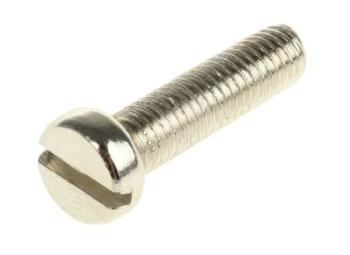 CH HD SLOT BRASS NICKEL M4X16??DIN 84