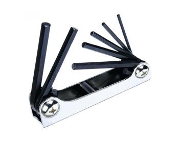 CK METRIC FOLDING HEX KEY SET?Â??2.5, 3, 4, 5, 6, 7 & 8MM?Â??T4404A
