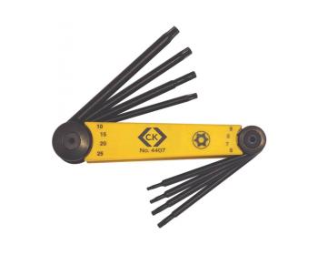 CK TAMPERPROOF FOLDING KEY SET?Â??8 PC T6,T7,T8,T9,T10,?Â??T15,T20,T25?Â??T4407