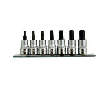 LASER HEX BIT SET 3/8" DRIVE?Â??3MM-10MM 7 BITS ON RAIL?Â??LASER 1791