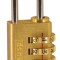 BRASS COMBINATION PADLOCK 20MMÃÂÃÂ¶KASP LUGGAGE LOCK 110 20MMÃÂÃÂ¶SECURITY RATING 2