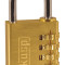 BRASS COMBINATION PADLOCK 40MMÃÂÃÂ¶K11040D