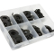 Metric Rubber Washer Pack 120 Pcs 5mmx10mm - 14.5mmx24.5mm H961227