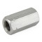 A2 Stainless Studding Connector M6 X 18 Din 6334 10.00mm a/f