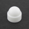 White Bolt & Nut Cover Cap M6 To Suit 10mm a/f Hex