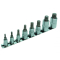 LASER SPLINE BIT SET 8 PIECE?Â??3 DRIVE SIZES 1/4",3/8" & 1/2"?Â??LASER 3266
