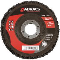 POLY DISC BLACK 115MMX22MM?Â??MAX RPM 11,000?Â??PT NO ABPOLY115