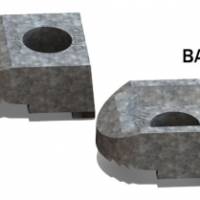 BEAMCLAMP REC TOP L TAIL M24öBA3G24