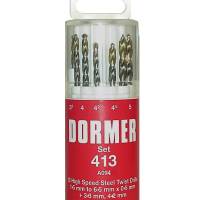 A094 TIN SET 413 1.5-6.5X0.5ÃÂÃÂ¶13 PIECE DORMER A002 DRILL SETÃÂÃÂ¶INCLUDES 3.3MM + 4.2MM DRILLSÃÂÃÂ¶A094413