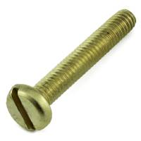 PAN SLOT SCREW BRASS M3X6??DIN 85
