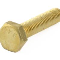M5 x 40 Hex Set Brass Din 933