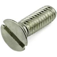 CSK SLOT BRASS NICKEL M6X12??DIN 963