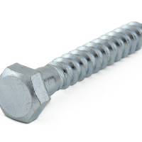 M10 x 120 Hex Coach Screw Zinc Din 571