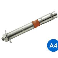 CE H/DUTY ANCHOR A4 SLB18/40SS?ÃÂ??HEX NUT ST/ST HOLE DIA 18MM?ÃÂ??LENGTH 151MM MAX FIX 40MM?ÃÂ??CE OPTION 1 ETA 07/0331