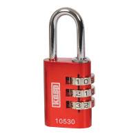 ALU COMBI PADLOCK 30MM REDÃÂöK10530REDD
