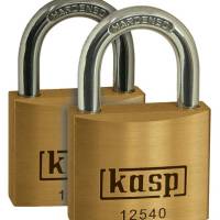 BRASS PADLOCK 40MM TWINÃÂ¶KEYED ALIKEÃÂ¶K12540D2