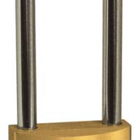 BRASS PADLOCK 40X63ÃÂ¶LONG SHACKLEÃÂ¶K12540L63D