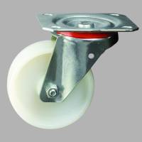 100MM PLATE SWIVEL NYLONÃÂÃÂ¶WHEEL CASTORÃÂÃÂ¶MEDIUM DUTYÃÂÃÂ¶PT NO RT4LPNY-PB