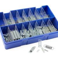 Compress & Expan Spring Kit 250 Pcs Various Sizes Zinc Km105146