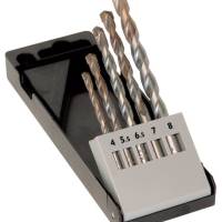 T3068A MASONRY DRILL 5-BIT SET??C.K METRIC MASONRY DRILL SET??DISCONTINUED ITEM