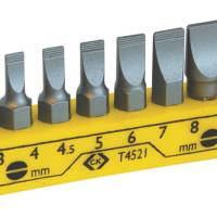 CK BIT SET SLOTTED T4521?Â??8 PIECE SET