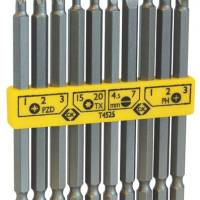 CK ASSORTED LONG REACH BIT SET?Â??10 PIECES SET 100MM LONG?Â??T4525