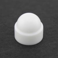 White Bolt & Nut Cover Cap M6 To Suit 10mm a/f Hex