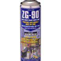 ZG-90 BLACK GALVANISING SPRAY?Â??500ML AEROSOL RAL 9005