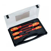 AVIT INSULATED SCREWDRIVER SETÃÂö3 SLOTTED & 2 PZD SET OF 5ÃÂöAV05050