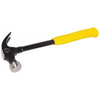 CK HI-VIZ CLAW HAMMER 8oz?Â??FORGED STEEL HEAD COMFORT GRIP?Â??YELLOW HANDLE T4229 08